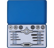 Набор метчиков и плашек Тундра М3 - М10, 14 предметов 2705961