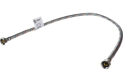 Гибкая подводка для воды ВР 1/2" х ВР 1/2", длина 800 мм STOUT RG008P0SMVPU8K