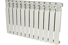 Алюминиевый радиатор Rommer Optima 500 12 секций RAL9016 89560