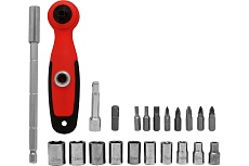 Набор головок и бит с реверсивной отверткой VIRA 22 предмета 305077