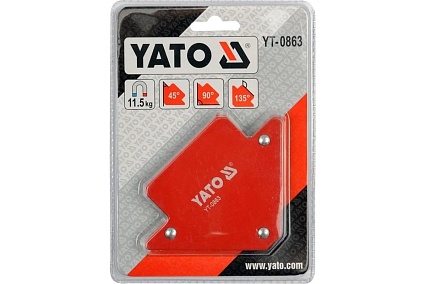 Магнитная струбцина сварочная 82x120x13 мм Yato YT-0863