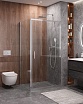 Душевой уголок Cezares MOLVENO-AH-1-90/100-C-Cr-IV 90x100 прозрачный, прямоугольный