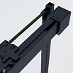 Душевой уголок Vincea Soft 2 VSR-3SO28010CLB 100x80 черный, прозрачное