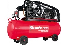 Воздушный компрессор КР3000/100, ременной привод, 3,0  кВт, 100 литров, 510 л/мин MTX 58048