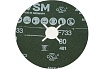 Круг фибровый XF733 (1 шт, 125x22 мм, P80) VSM 004977