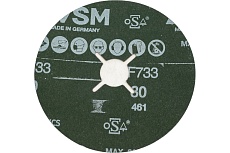 Круг фибровый XF733 (1 шт, 125x22 мм, P80) VSM 004977