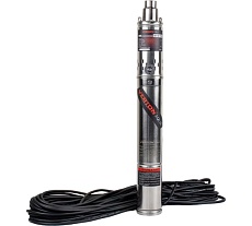 Скважинный винтовой насос Verton DW110/750S (750Вт,Qmax 35л/мин,Hmax 110м,d насоса 76мм, верх.забор) 01.13295.13330