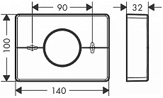 Диспенcер для гигиенических пакетов Hansgrohe AddStoris 41773140 шлифованная бронза