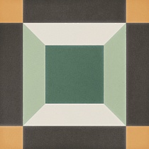 Керамогранит DNA Tiles Sync Cube Green 15x15 см, 125641