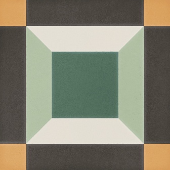 Керамогранит DNA Tiles Sync Cube Green 15x15 см, 125641