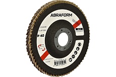 Круг лепестковый FlapLine CR, 125 мм, P40, угловой ABRAFORM AF-FL-CR-KLT2-40