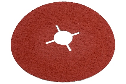 Керамический фибровый диск со шлицами XF885 (50 шт, 125х22 мм, P60) VSM 000704