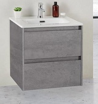 Тумба с раковиной BelBagno Kraft 39-500 50 см Cemento Grigio