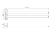 Полотенцедержатель Wonzon&Woghand Eclipse WW-9131-BL черный