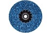 Круг зачистной полимерный (коралловый) голубой, coarse grain (грубый), 125x15 мм, М14 РемоКолор 37-1-419