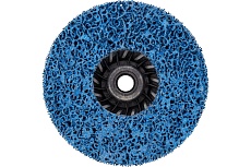 Круг зачистной полимерный (коралловый) голубой, coarse grain (грубый), 125x15 мм, М14 РемоКолор 37-1-419