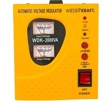 Стабилизатор напряжения (однофазный) 2000Вт Wiederkraft WDK-2000