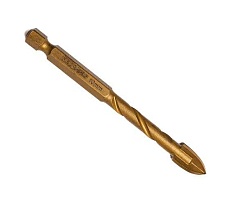 Сверло по стеклу и керамограниту с нитрид-титановым покрытием 10 мм 701041 Redverg 00006692898