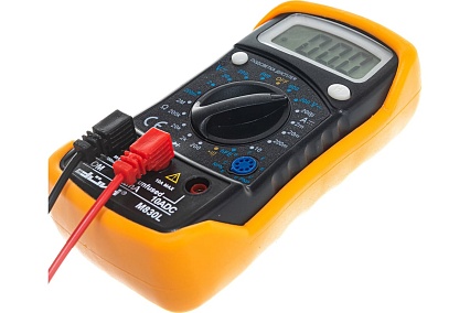 Цифровой мультиметр Duwi M830L PROFI с противоударным чехлом, 26044 8