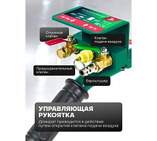 Домкрат подкатной пневматический Rockforce 3т RF-TRA1723(59249)