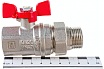 Шаровой кран Valfex PREMIUM для воды, с американкой, 3/4" ВР/НР, бабочка VF.227.NB1.034.PREMIUM