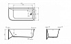 Акриловая ванна BelBagno BB712 150x73 см L/R