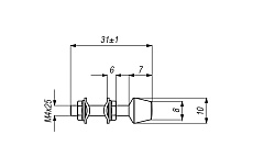 Прижим KUKAMET механический горизонтальный 111-0-M