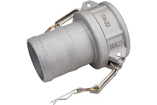 Алюминиевый камлок TITAN LOCK типа С серия EcoLine, розетка с хвостовиком 3&quot; TL300CAL-EL