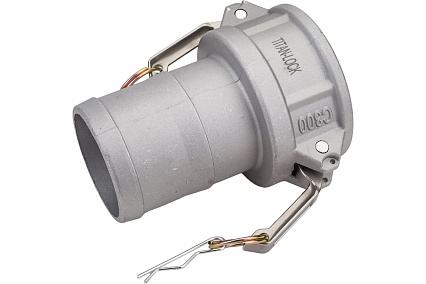 Алюминиевый камлок TITAN LOCK типа С серия EcoLine, розетка с хвостовиком 3" TL300CAL-EL