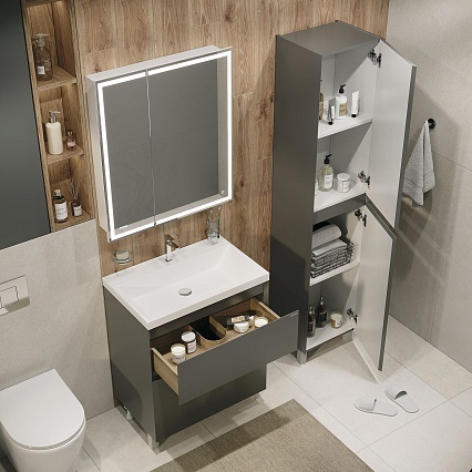 Тумба с раковиной Grossman Меркадо 80 см напольная