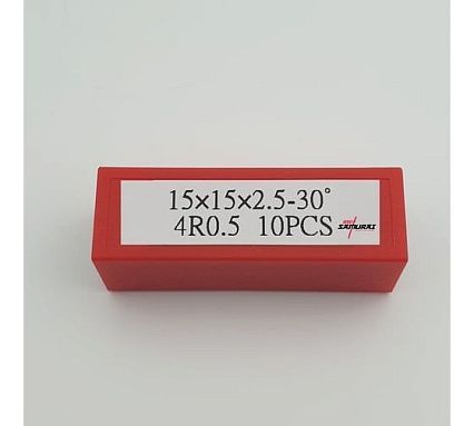 Нож твердосплавный универсальный RED SAMURAI TS 15x15x2,5 R0,5 30 град. (10 шт.) TPRS0001509