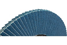 Круг лепестковый торцевой, прямой, цирконат 100% 125х22.2 мм, P-120 ABRAFORM AF-FLAP-FT-125-P120-ZR100