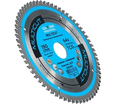 Диск пильный по мультиматериалам Multicut 190x30/20 мм, Z=64 TCG Diamond Industrial DIDM190Z64