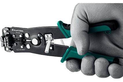 Стриппер Kraftool TK-6 автоматический, многофункциональный, 0.2 - 6 мм2, 22635