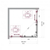 Душевой уголок BelBagno MARINO-2-A-2-90-C-CR 90x90 прозрачный, хром