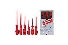 Набор отверток изолированных IZELTAS 1000V (прям.+ крестообр.шлиц) 6пр. 4101009106