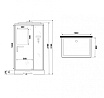 Душевая кабина Niagara Standart ST100/80/15Q 100x80 стекло прозрачное, без г/м