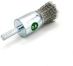 Щетка концевая стабильная плоская EuroBrush тип 102F Д20 с хв-м д6x22, ворс гофр нерж сталь 0,50, до 12000 об/мин код 13-091 EB-E20SS2