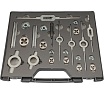 Набор метчиков и плашек H-Tools M3-M12 HSS-G 52пр 491060HT