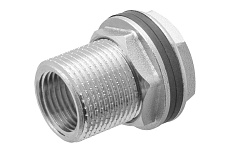 Штуцер врезка в бак (емкость) с прокладкой 3/4&quot; латунь MPF ИС.071267