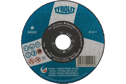 Отрезной диск по металлу Tyrolit 350х2.8х254 мм А46-BF BASIC* 223033