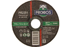 Круг отрезной абразивный 115x1.6x22.23 мм PROBOS PR2351