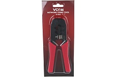 Обжимные клещи VCOM универсальные RJ-45, 4P/6P/8P D1902