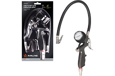 Пистолет для накачки шин Airline с манометром 10 АТМ PRO ATBU043