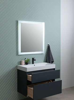 Тумба с раковиной Aquanet Бруклин 70 см