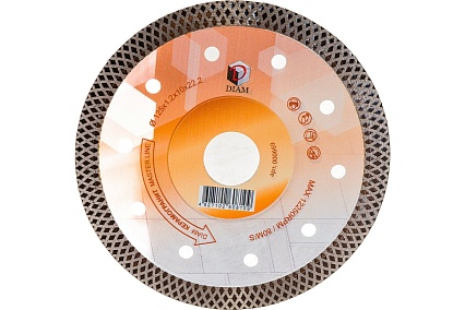 Диск алмазный сплошной Керамогранит Master Line (125x1.2x10x22.2 мм) Diam 669