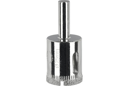 Коронка алмазная по керамике, плитке и стеклу 25 мм Diamond Industrial DIDCBC025