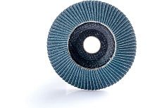 Конический лепестковый круг ZC721X STD 125x22 мм, цирконий, Р40 Interflex 1003403041