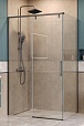 Душевой уголок BelBagno SOFT_CLOSE-1-AH-1-120/90-C-GM 120x90 прозрачный, оружейная сталь