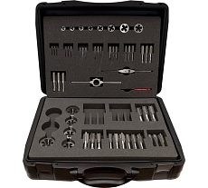 Набор метчиков и плашек Bucovice Tools M24 M3-M24, 115CrV3, 60пр 310240